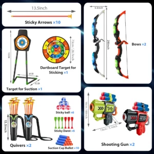 Kids Bow and Arrow target set