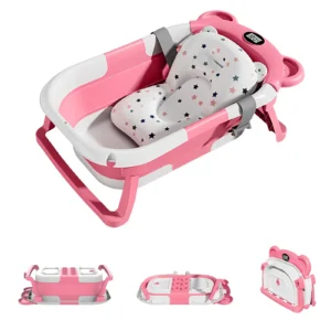 Collapsible Baby Bathtub, with thermometer